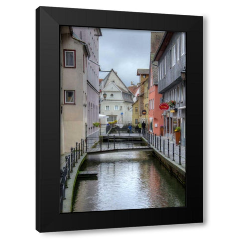 Memmingen I Black Modern Wood Framed Art Print with Double Matting by Johnson, George