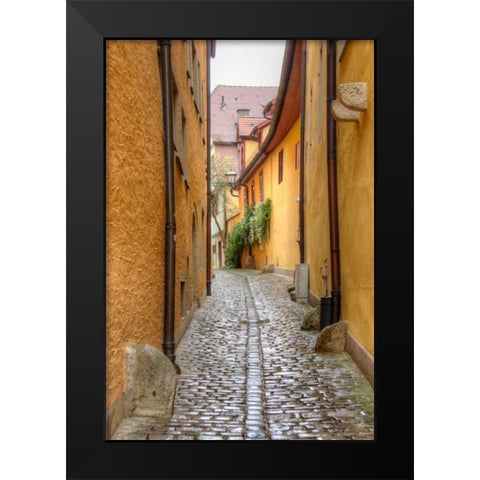 Rothenburg I Black Modern Wood Framed Art Print by Johnson, George