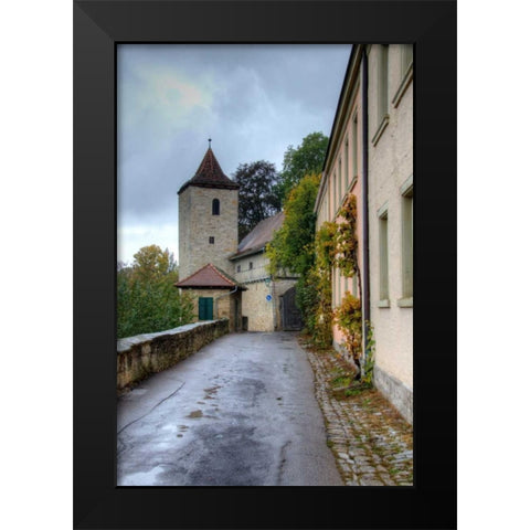 Rothenburg II Black Modern Wood Framed Art Print by Johnson, George