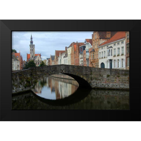 Brugge I Black Modern Wood Framed Art Print by Johnson, George
