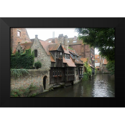 Brugge II Black Modern Wood Framed Art Print by Johnson, George