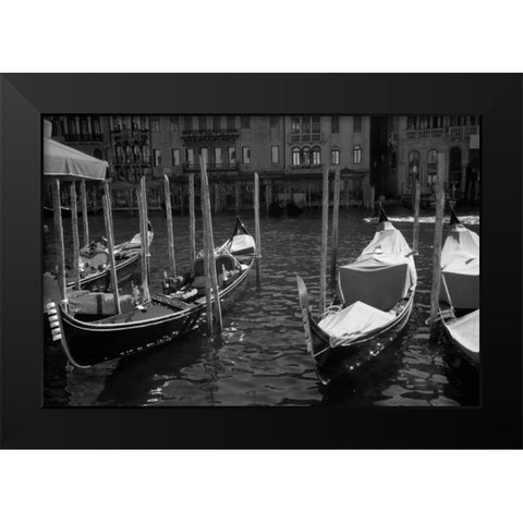 Classic Venice I Black Modern Wood Framed Art Print by Johnson, George
