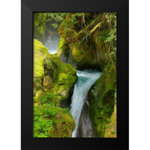 North Cascades NP V Black Modern Wood Framed Art Print by Johnson, George