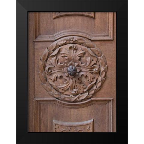 Durnstein Wood Door II Black Modern Wood Framed Art Print by Johnson, George