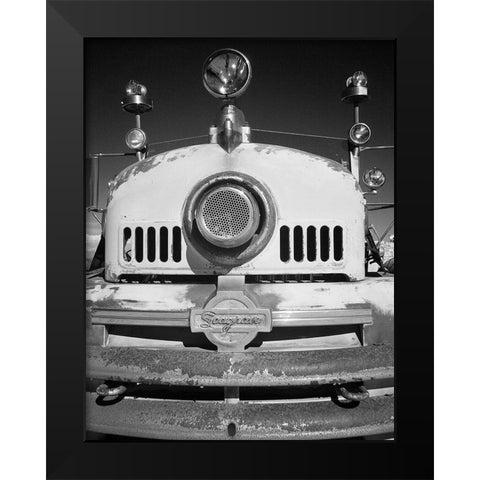 Old Seagrave Black Modern Wood Framed Art Print by Johnson, George