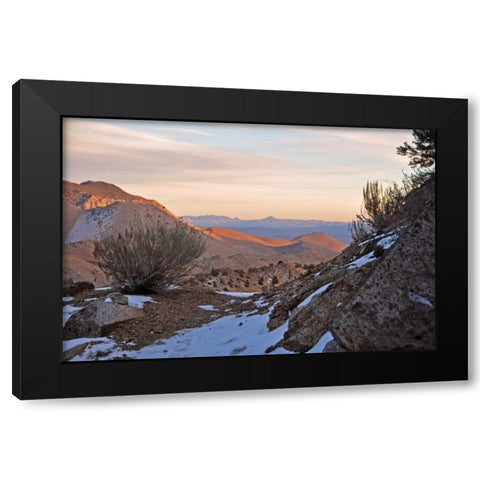 Desert I Black Modern Wood Framed Art Print with Double Matting by Kidd, Brian