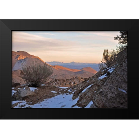 Desert I Black Modern Wood Framed Art Print by Kidd, Brian