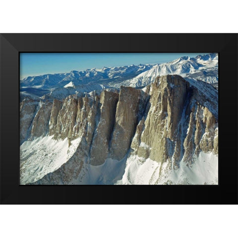 Mt. Whitney I Black Modern Wood Framed Art Print by Kidd, Brian