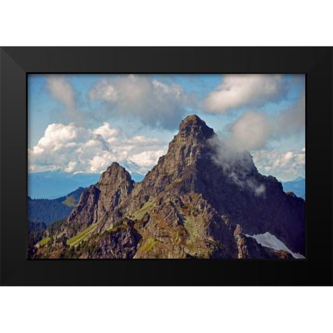 Glacier Peak I Black Modern Wood Framed Art Print by Kidd, Brian