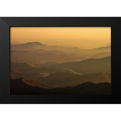 Kern Valley I Black Modern Wood Framed Art Print by Kidd, Brian