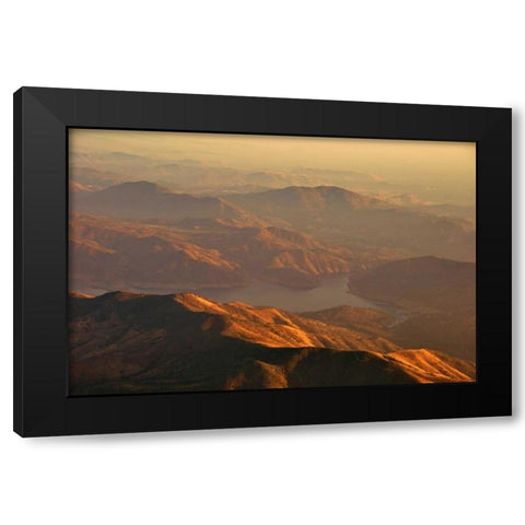 Kern Valley II Black Modern Wood Framed Art Print by Kidd, Brian