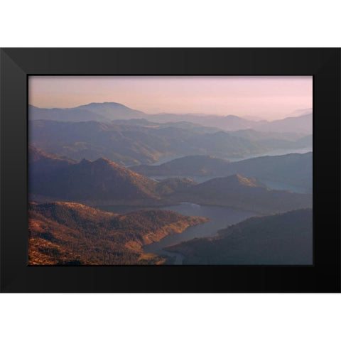 Kern Valley IV Black Modern Wood Framed Art Print by Kidd, Brian