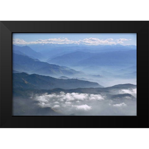 Kern Valley VI Black Modern Wood Framed Art Print by Kidd, Brian