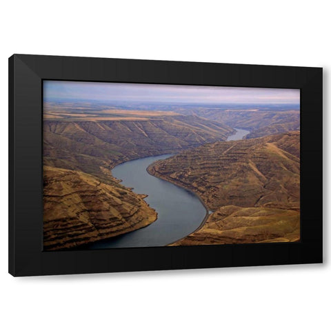 Snake River I Black Modern Wood Framed Art Print by Kidd, Brian