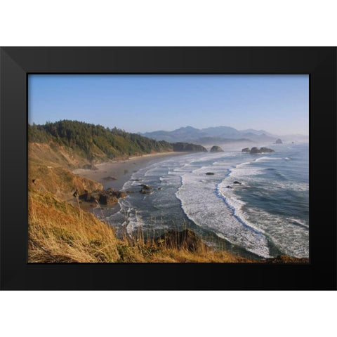 Ecola Afternoon I Black Modern Wood Framed Art Print by Kidd, Brian