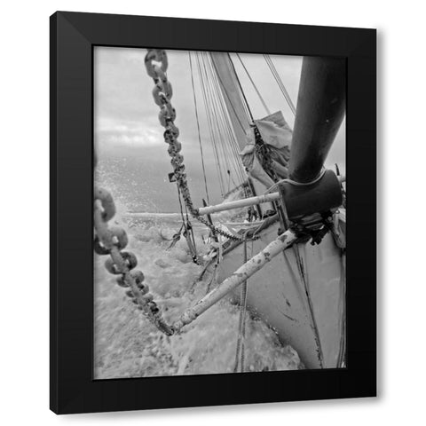 Life at Sea II Black Modern Wood Framed Art Print by Kidd, Brian