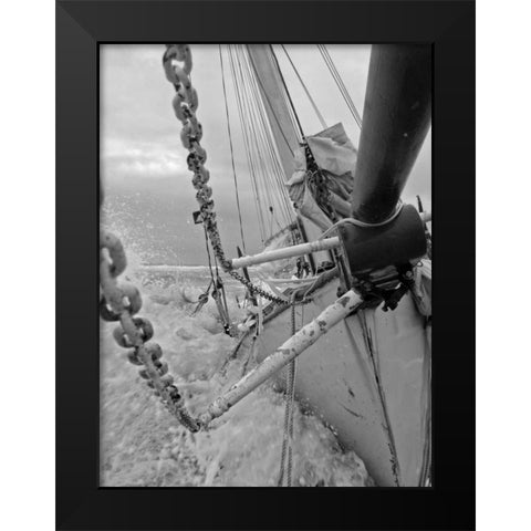 Life at Sea II Black Modern Wood Framed Art Print by Kidd, Brian