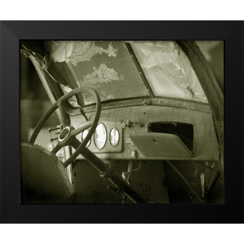 Dash Board II Black Modern Wood Framed Art Print by Larson, Scott