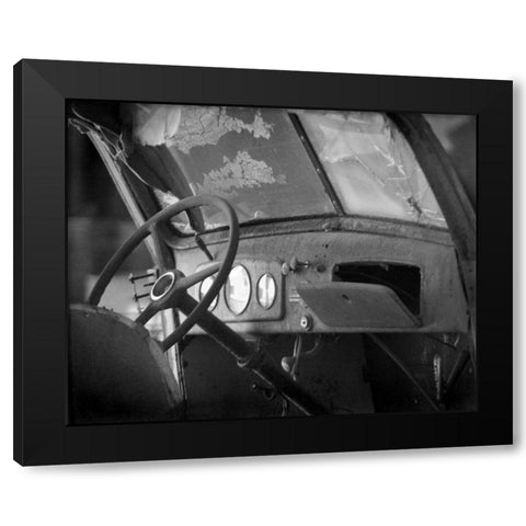 Dash Board III Black Modern Wood Framed Art Print by Larson, Scott