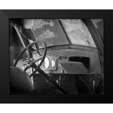 Dash Board III Black Modern Wood Framed Art Print by Larson, Scott