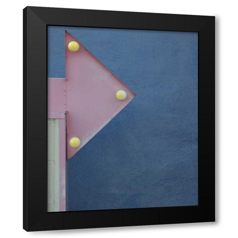 Right Turn I Black Modern Wood Framed Art Print with Double Matting by Larson, Scott