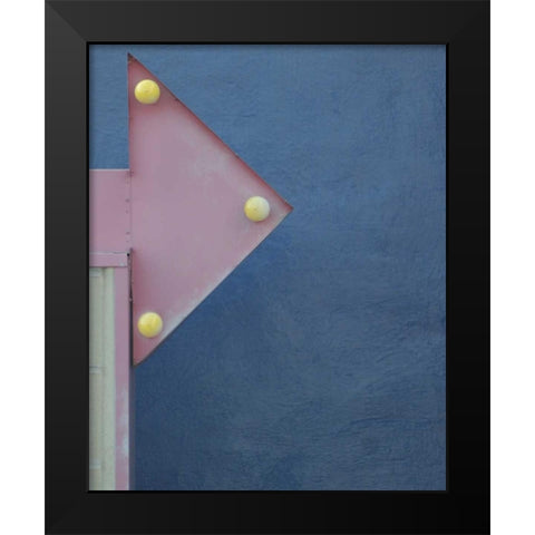 Right Turn I Black Modern Wood Framed Art Print by Larson, Scott
