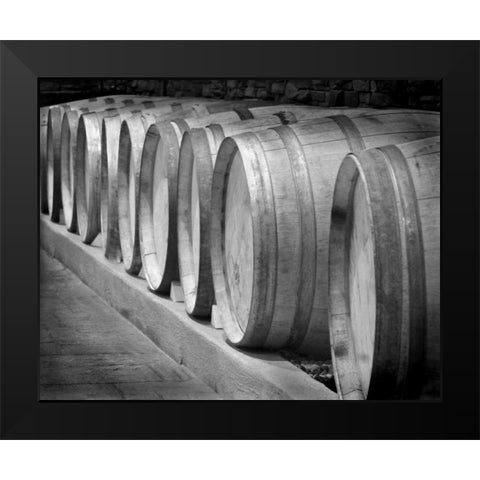 Winery I Black Modern Wood Framed Art Print by Larson, Scott