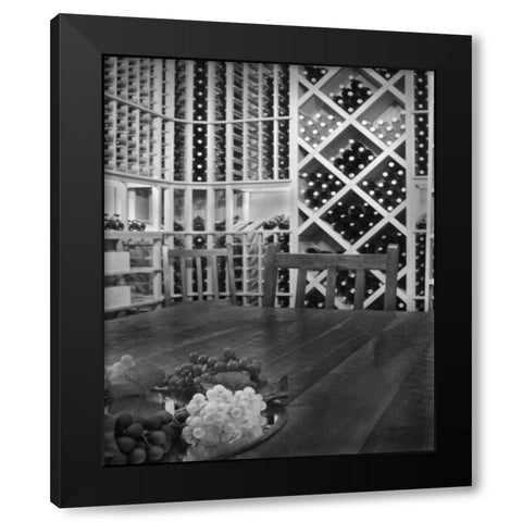 Tasting Room I Black Modern Wood Framed Art Print with Double Matting by Larson, Scott
