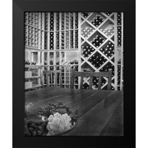 Tasting Room I Black Modern Wood Framed Art Print by Larson, Scott
