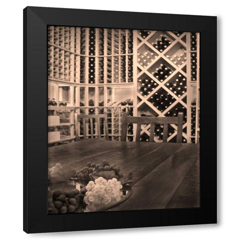 Tasting Room II Black Modern Wood Framed Art Print by Larson, Scott