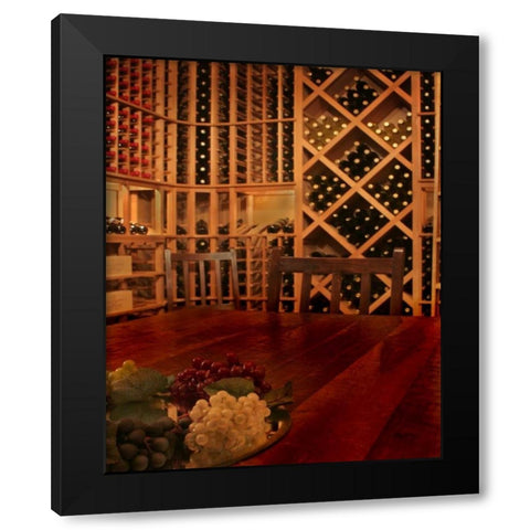Tasting Room III Black Modern Wood Framed Art Print by Larson, Scott
