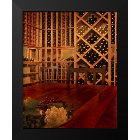Tasting Room III Black Modern Wood Framed Art Print by Larson, Scott