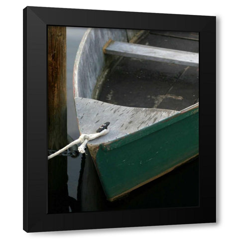 Fishing Boat IV Black Modern Wood Framed Art Print by Larson, Scott