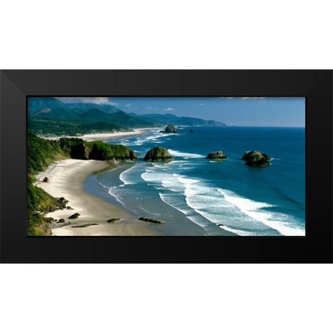 Ecola State Park III Black Modern Wood Framed Art Print by Leahy, Ike