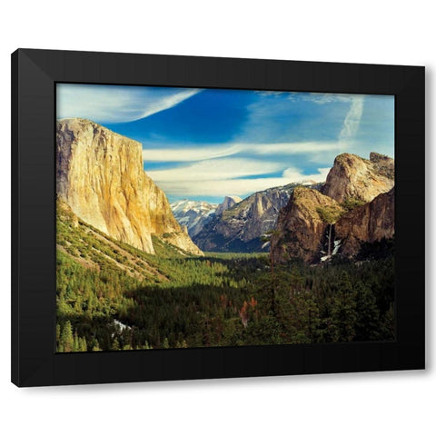Yosemite I Black Modern Wood Framed Art Print with Double Matting by Leahy, Ike