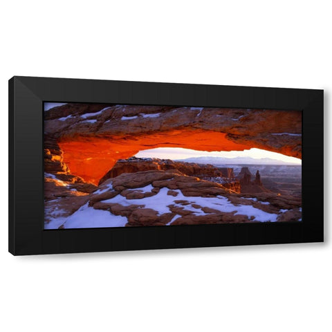 Canyon Lands National Park III Black Modern Wood Framed Art Print with Double Matting by Leahy, Ike