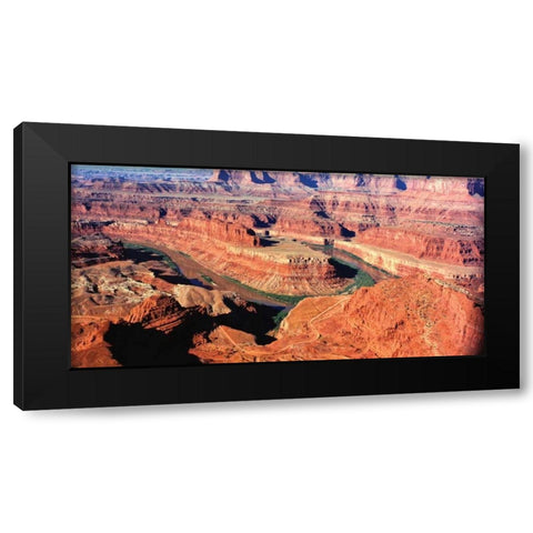 Canyon Lands IV Black Modern Wood Framed Art Print with Double Matting by Leahy, Ike