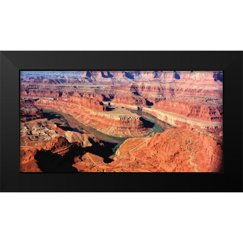 Canyon Lands IV Black Modern Wood Framed Art Print by Leahy, Ike