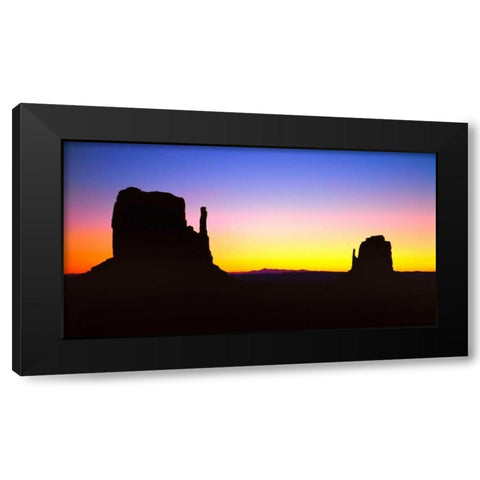 Monument Valley V Black Modern Wood Framed Art Print by Leahy, Ike