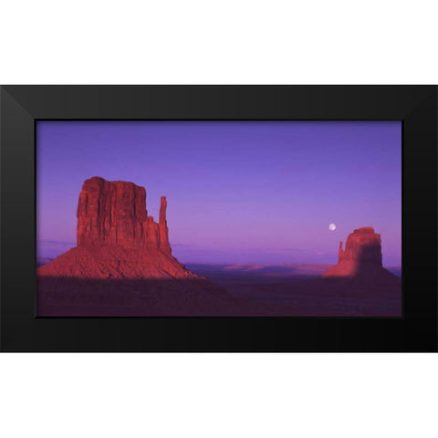 Monument Valley VI Black Modern Wood Framed Art Print by Leahy, Ike