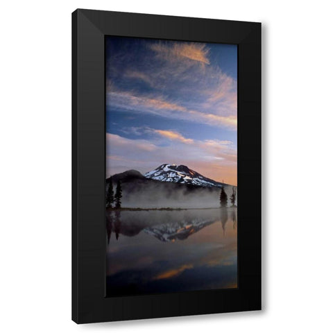 South Sister I Black Modern Wood Framed Art Print by Leahy, Ike