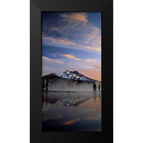 South Sister I Black Modern Wood Framed Art Print by Leahy, Ike