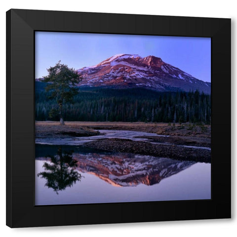 South Sister II Black Modern Wood Framed Art Print by Leahy, Ike