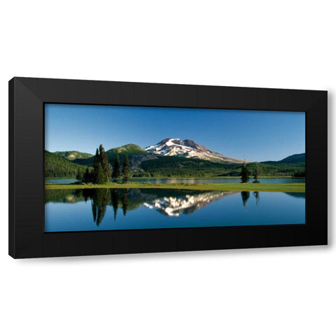 South Sister IV Black Modern Wood Framed Art Print with Double Matting by Leahy, Ike