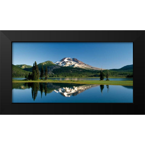 South Sister IV Black Modern Wood Framed Art Print by Leahy, Ike
