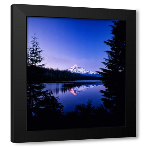 Mt. Hood VII Black Modern Wood Framed Art Print by Leahy, Ike