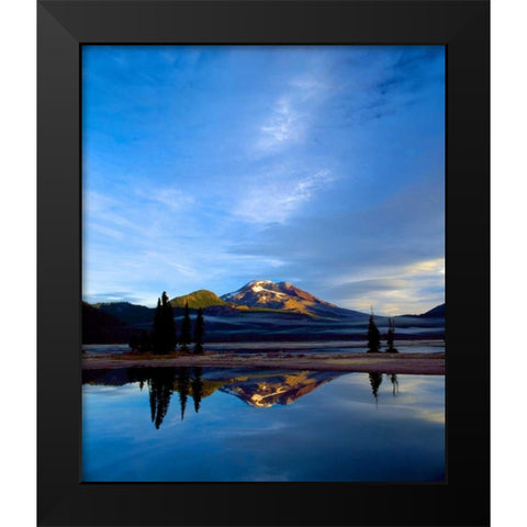 South Sister VII Black Modern Wood Framed Art Print by Leahy, Ike