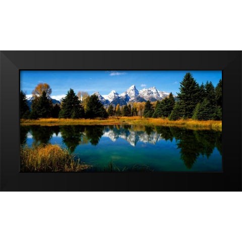 Grand Teton National Park XI Black Modern Wood Framed Art Print by Leahy, Ike