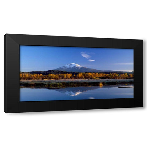 Mt. Adams II Black Modern Wood Framed Art Print by Leahy, Ike