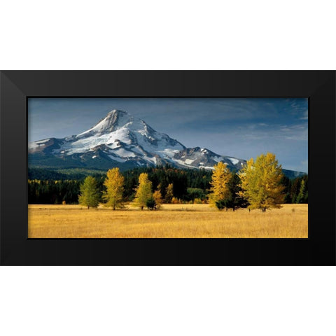 Mt. Hood IX Black Modern Wood Framed Art Print by Leahy, Ike